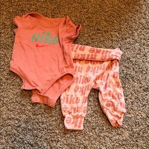 Nike Baby Onesie and Pants Set